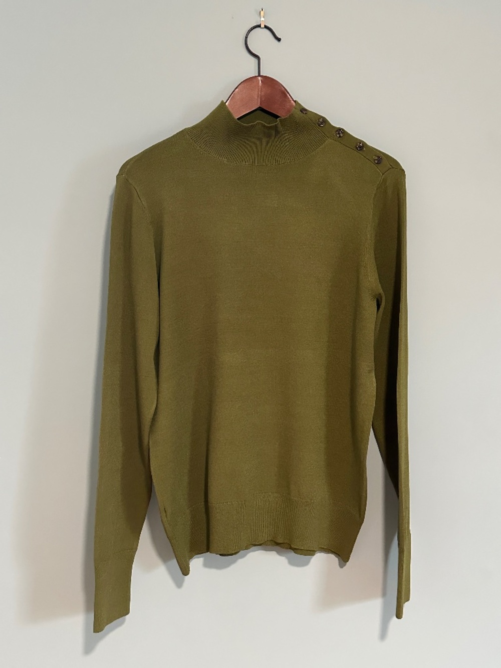 Ann Taylor Sweater, Olive Green, size large